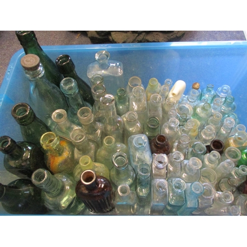 261 - A collection of Victorian glass bottles to include beer, medicine, and ink examples
Location: BWR