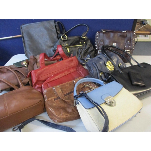 263 - A collection of modern leather and other ladies bags to include Wonderbag, Smith & Canova, Modalu, T... 