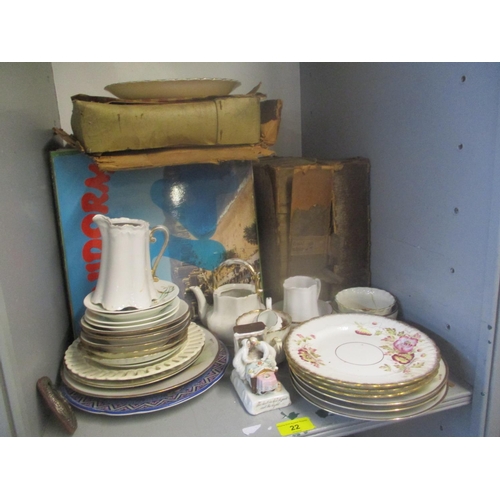 131 - A mixed lot to include mixed records, a Noritake tea set, Tremar pottery and other items
LOCATION: L... 