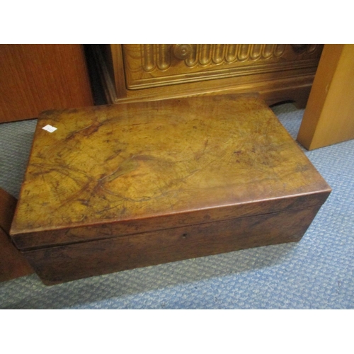 167 - Treen to include a George III mahogany tea caddy, a metronome, a walnut box and a Black Forest style... 