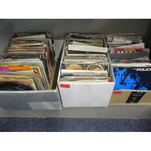 332 - Approximately 450 single records, 1960's-1980's to include UB40, Status Quo, Dire Straits, Blondie, ... 