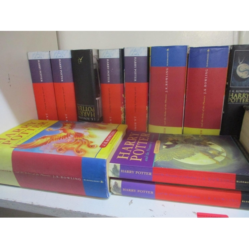 86 - A collection of twenty Harry Potter books - Four 'Harry Potter and the Half Blood Prince' with the r... 