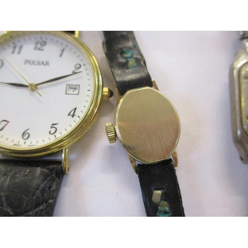 368 - A 9ct cased ladies Rotary wristwatch and five others