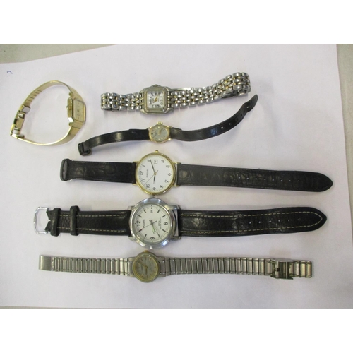 368 - A 9ct cased ladies Rotary wristwatch and five others