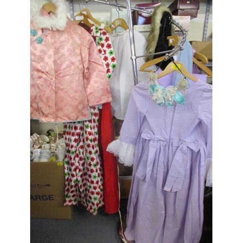 81 - A quantity of vintage children's dressing up clothes A/F together with a ballet tutu, an Edwardian w... 