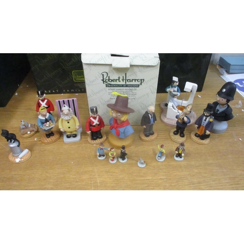 301 - Camberwick Green and Robert Harrop related figures to include PC McGarry bust, Windy Miller bust, fi... 