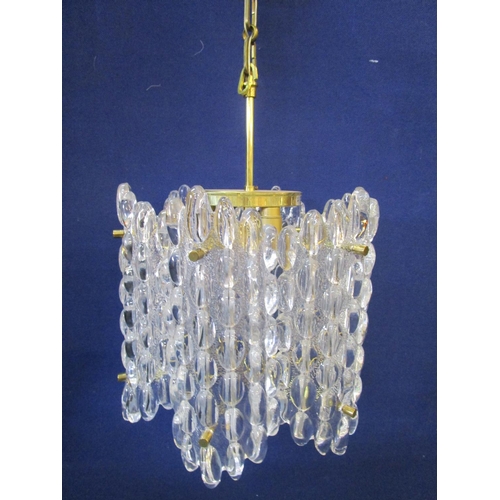 99 - A moulded glass ceiling light designed by Carl Fagerlund model number b1915, Swedish, designed for O... 