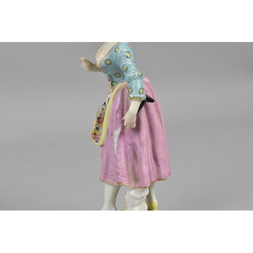 161 - Two early 19th century Royal Crown Derby figures, one modelled as an allegorical figure with crown a... 