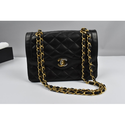 At Auction: Chanel CC Lambskin Chain Shoulder Bag