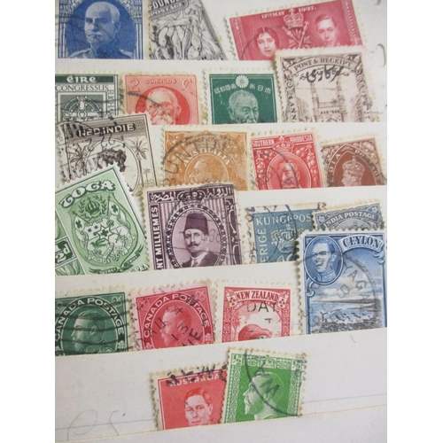 A quantity of Penny Red stamps ten partially filled stamp albums