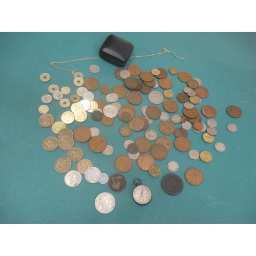 74 - A quantity of coins to include a wagon wheel penny together with a compass
Location: Cab