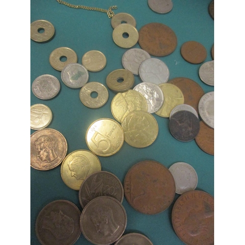 74 - A quantity of coins to include a wagon wheel penny together with a compass
Location: Cab