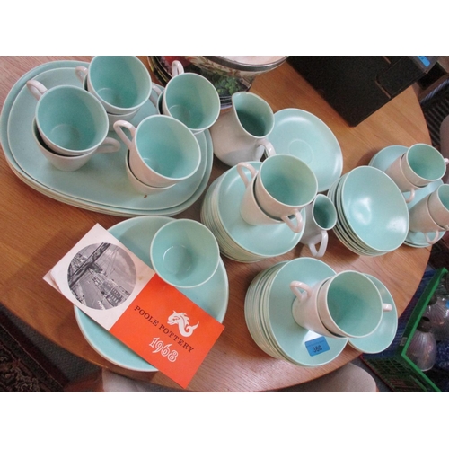 360 - A 1968 Poole two tone Seagull and Ice Green part tea and part dinner service
Location: RAF