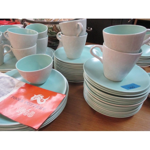 360 - A 1968 Poole two tone Seagull and Ice Green part tea and part dinner service
Location: RAF