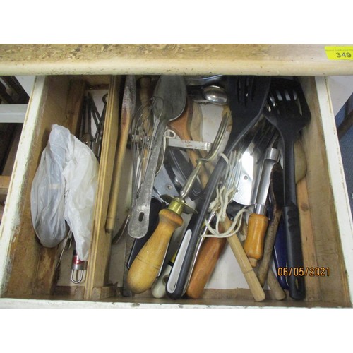 374 - A 1930's oak bureau bookcase, 183 h x 74 w x 40 d, together with a vintage lot comprising a white pa... 