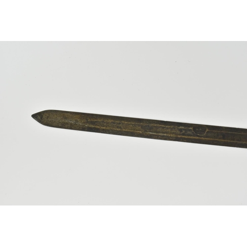 181 - An 18th/19th century copy of a 13th century Norman oakeshott long sword, with tapering fullered blad... 