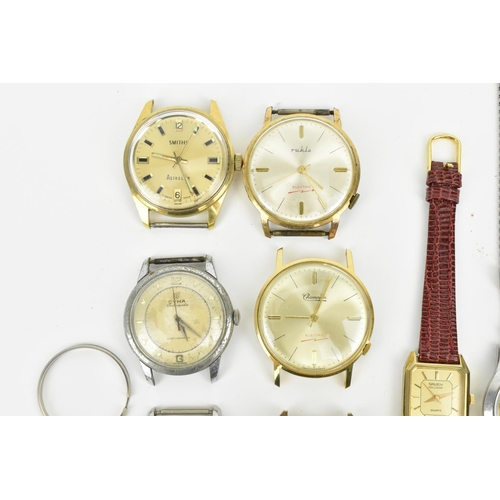 72 - Mixed wristwatches to include a Bulova, Cyma automatic, Garrard automatic and others A/F