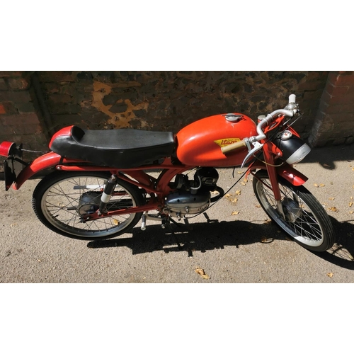 203 - A 1958 Italian Itom (Industria Torinsese Meccanica) Astor 50cc Super Sport motorcycle, with relevant... 