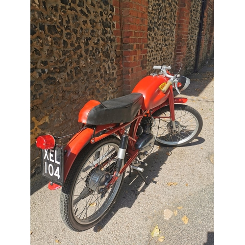 203 - A 1958 Italian Itom (Industria Torinsese Meccanica) Astor 50cc Super Sport motorcycle, with relevant... 