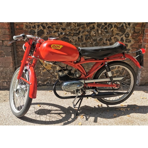 203 - A 1958 Italian Itom (Industria Torinsese Meccanica) Astor 50cc Super Sport motorcycle, with relevant... 