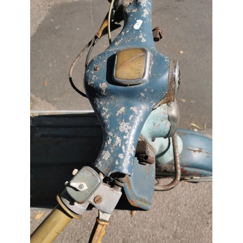 219 - A 1957 Lambretta Super scooter 150cc, unrestored, two owners, acquired by the vendor in 1993 in two ... 