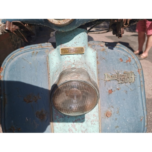 219 - A 1957 Lambretta Super scooter 150cc, unrestored, two owners, acquired by the vendor in 1993 in two ... 