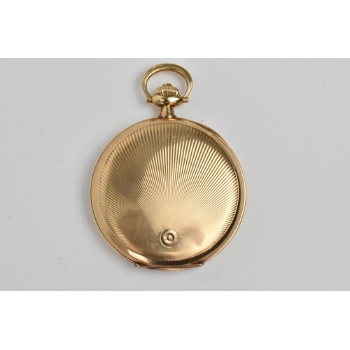 223 - A fine quality early 20th century Omega 14ct gold full hunter pocket watch. Inscribed to cuvette 