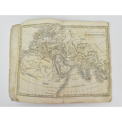 223 - A George IV period booklet containing maps from around the world published by G.B Whittaker in 1827,... 