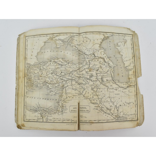 223 - A George IV period booklet containing maps from around the world published by G.B Whittaker in 1827,... 