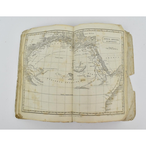 223 - A George IV period booklet containing maps from around the world published by G.B Whittaker in 1827,... 