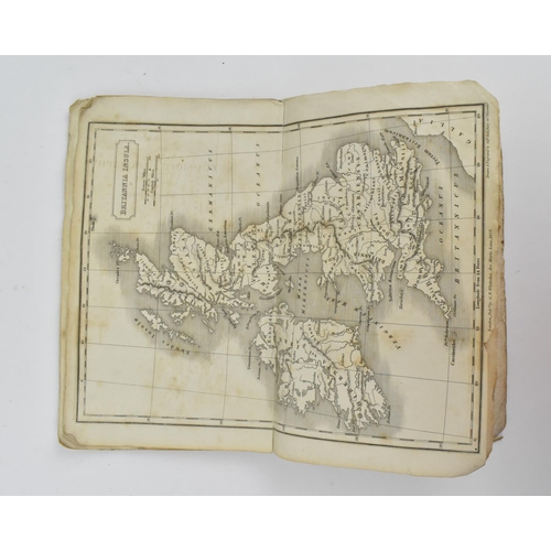 223 - A George IV period booklet containing maps from around the world published by G.B Whittaker in 1827,... 