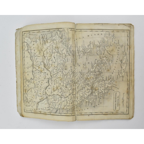 223 - A George IV period booklet containing maps from around the world published by G.B Whittaker in 1827,... 