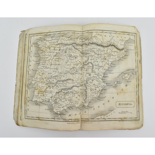 223 - A George IV period booklet containing maps from around the world published by G.B Whittaker in 1827,... 