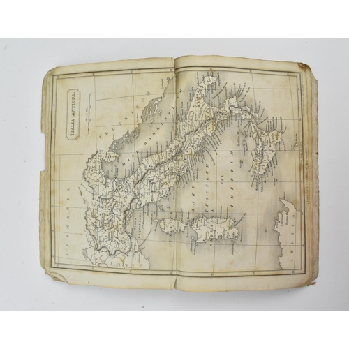 223 - A George IV period booklet containing maps from around the world published by G.B Whittaker in 1827,... 