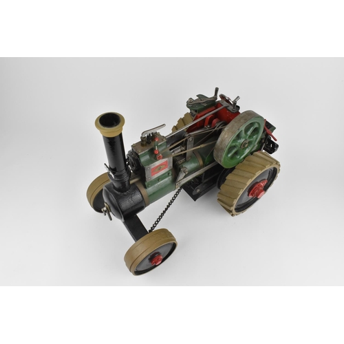 205 - An early 20th century hand made model of a traction engine, made by Mr. Johnson from Ware in Hertfor... 