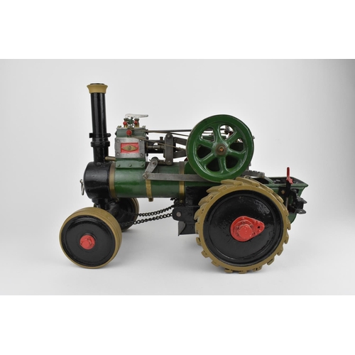 205 - An early 20th century hand made model of a traction engine, made by Mr. Johnson from Ware in Hertfor... 