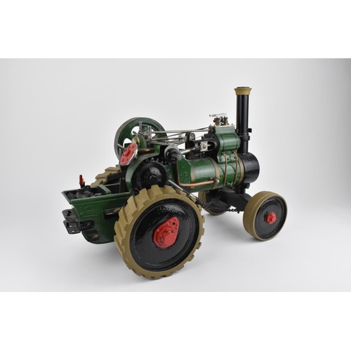 205 - An early 20th century hand made model of a traction engine, made by Mr. Johnson from Ware in Hertfor... 