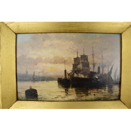 167 - William Thornley (1858-1898) - two oil on panels depicting sailing boats, one signed to the lower ri... 