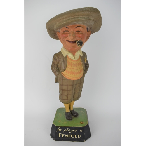 169 - An early/mid 20th century shop advertising point of sale display figural stand of 'The Penfold Man' ... 