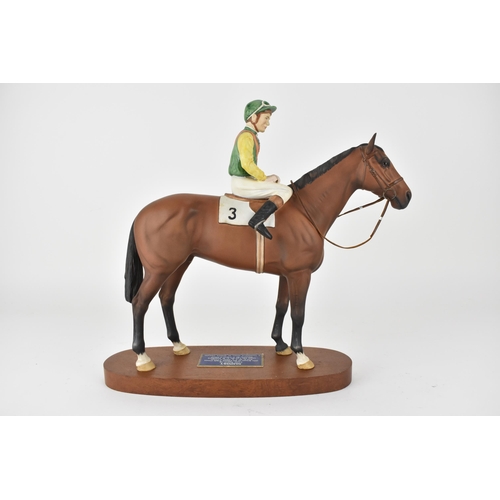 235 - A Beswick model of Lester Piggot on Nijinsky Winner of the Triple Crown 1970, owned by C W Engelhard... 