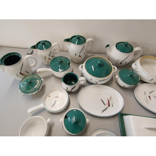 67 - A quantity of Denby stoneware crockery with green wheat design signed Albert Colledge
Location: 8.3