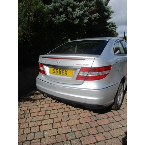 10 - A 2008 Mercedes CLC180 Kompressor with private number plate S5 REX, 51000 miles, 2 owners since new,... 