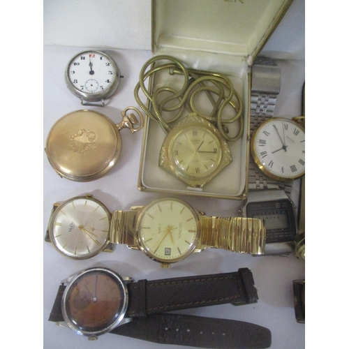 153 - Mixed wristwatches to include a Pulsar, Rodana, Timex, a trench watch and others
Location: CAB