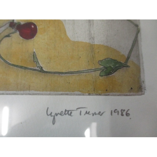 164 - Lynette Turner - Ducks and Drakes, circa 1986 - a limited edition print signed and dated, titled and... 