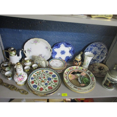 173 - A mixed selection of ceramics to include a Noritake part coffee set, Royal Doulton Series ware plate... 