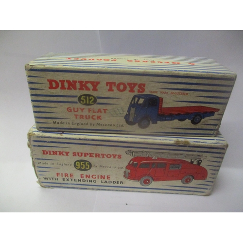 50 - Two boxed Dinky toys to include a 512 Guy Flat Truck and a 955 Fire Engine
Location: RAM