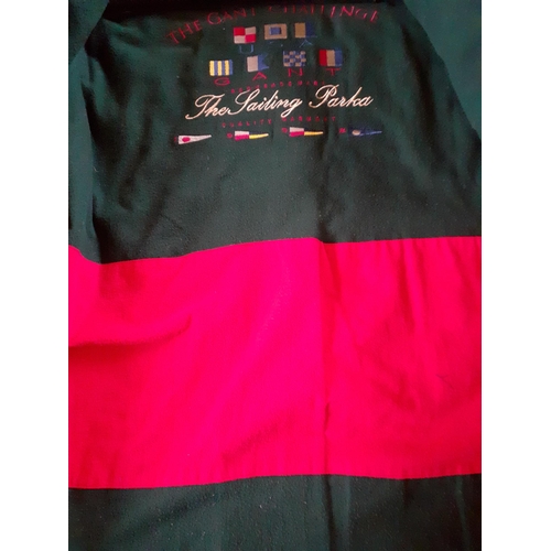 82 - Three gents jackets comprising a Ralph Lauren brown suede sports jacket with zip fastening, size Lar... 