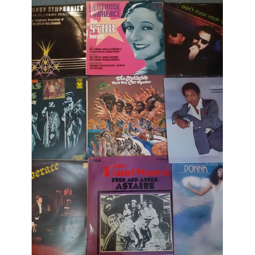 83 - A large quantity of LP's from the 1950's onwards including The Stylistics, Diana Ross, Gershwin and ... 