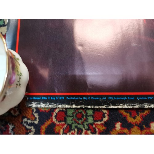 80 - A collection of twelve posters to include six 1970's Prog Rock posters from Sounds Magazine and six ... 