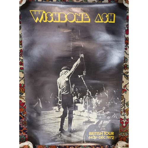 80 - A collection of twelve posters to include six 1970's Prog Rock posters from Sounds Magazine and six ... 